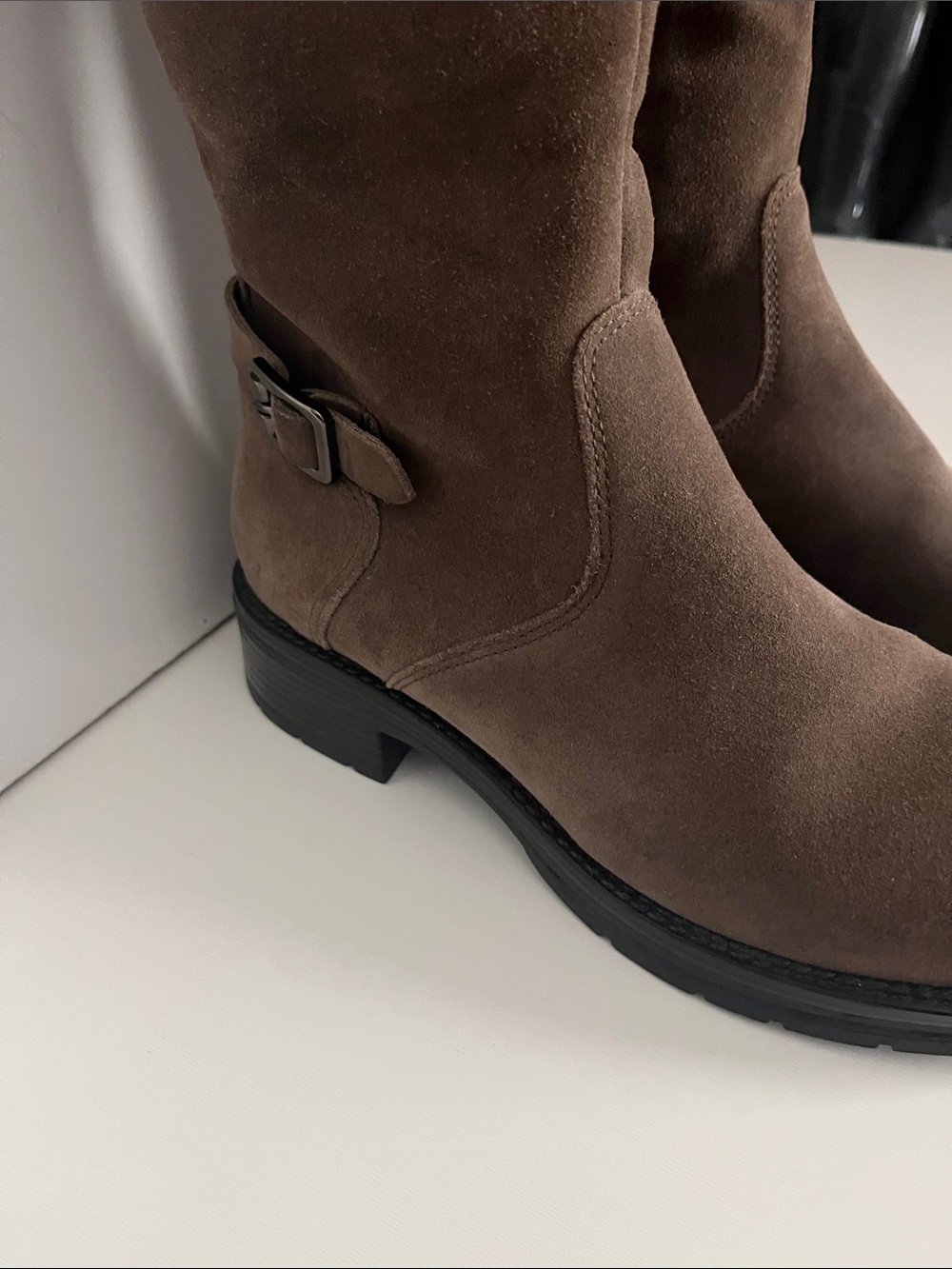 La CANADIENNE Women’s Size 8 Brown Suede Over-the-Knee Boots Made In Canada